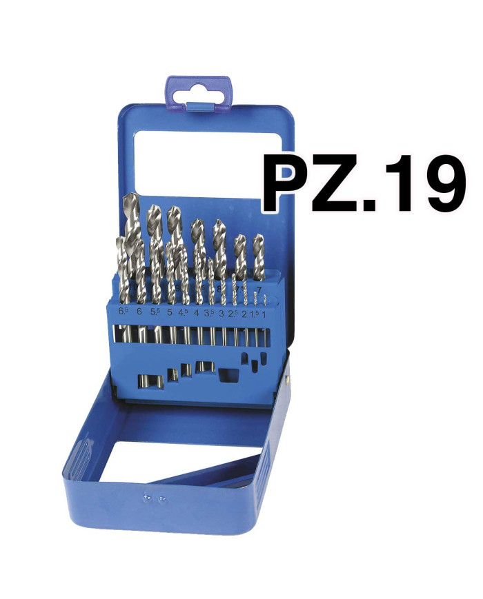 PUNTE METAL BOX 19 PEZZI 1-10