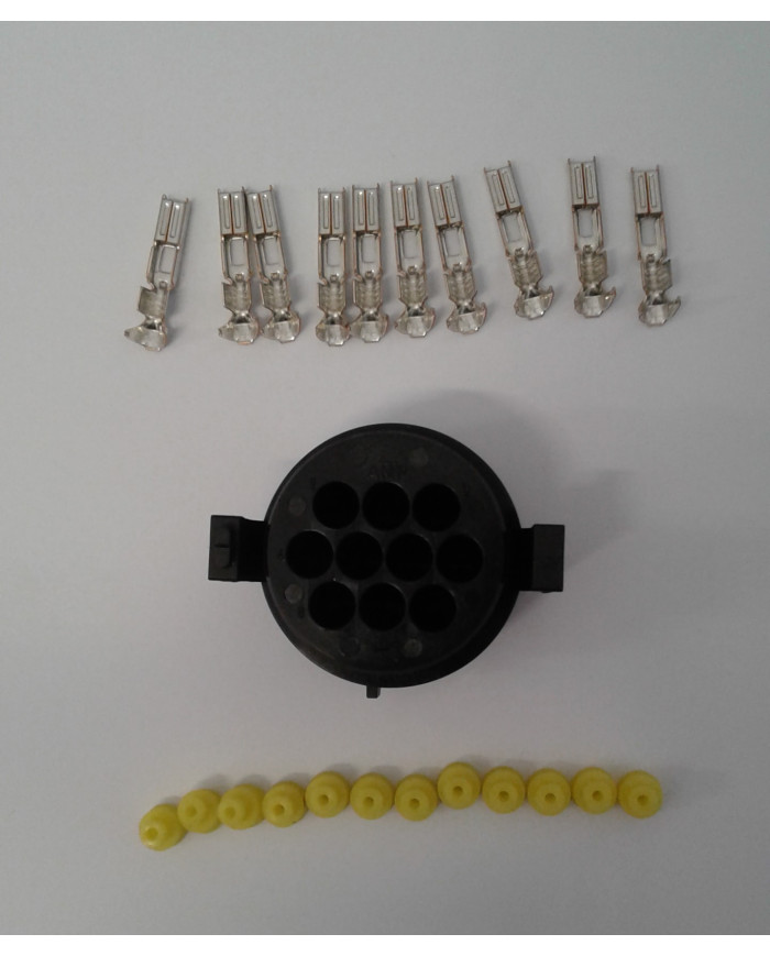 CONNETTORE 10 VIE TENUTA STAGNA X FANALE 7 SERV.