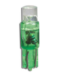 LAMPADA LED VERDE 24V ATTACCO W2X4.6D