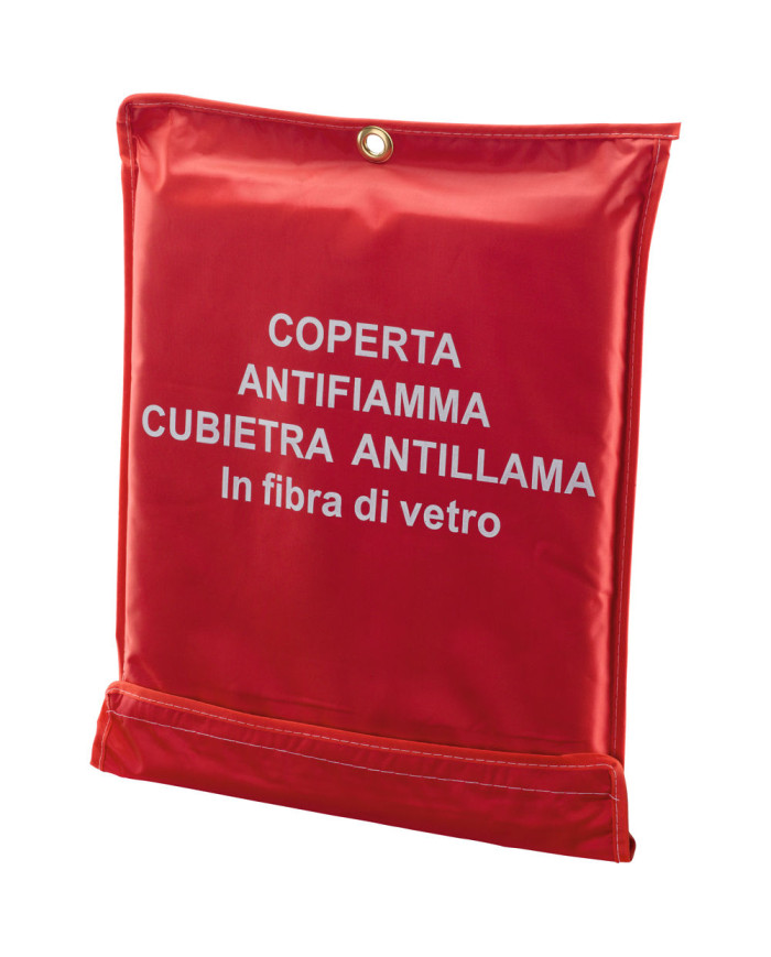 COPERTA IN FIBRA DI VETRO ANTIFIAMMA 150X200