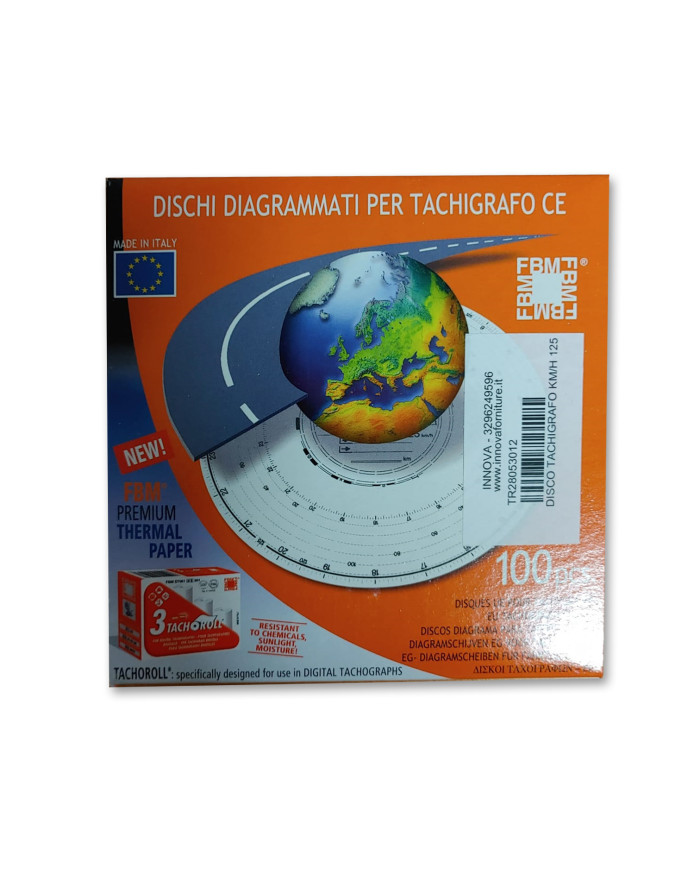 DISCO TACHIGRAFO KM/H 125