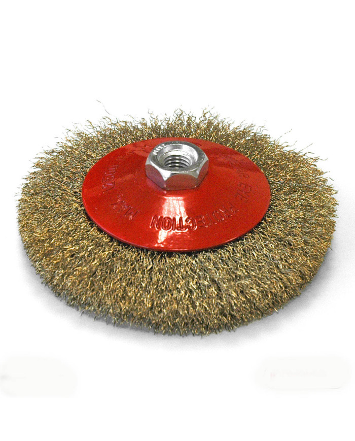 SPAZZOLA M14 CIRCOLARE MM 90 ACCIAIO