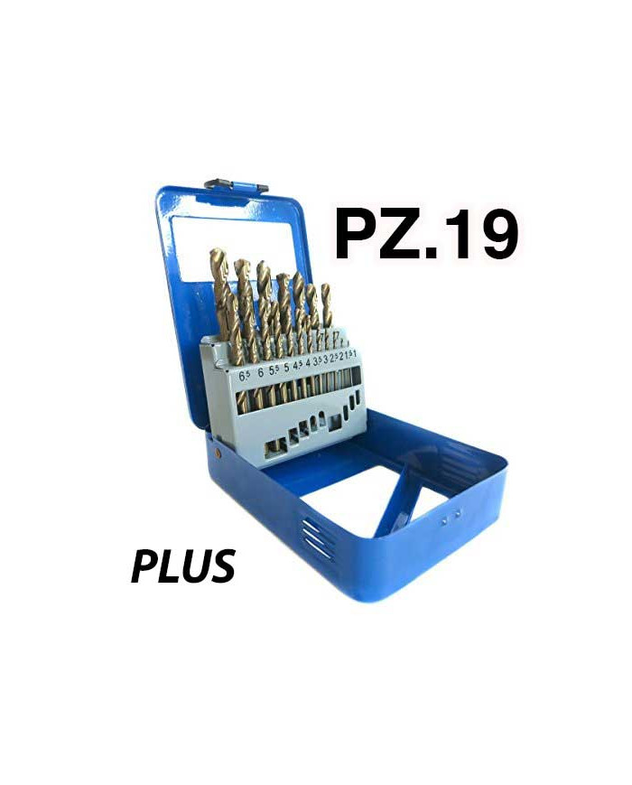 PUNTE PLUS METAL BOX 19 PEZZI 1-10