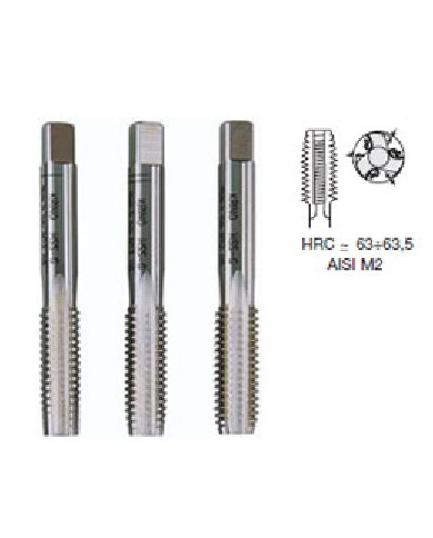 SET 3 MASCHI HSS M2X0.4