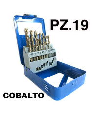PUNTE HSS COBALTO 8% METAL BOX 19 PEZZI 1-10