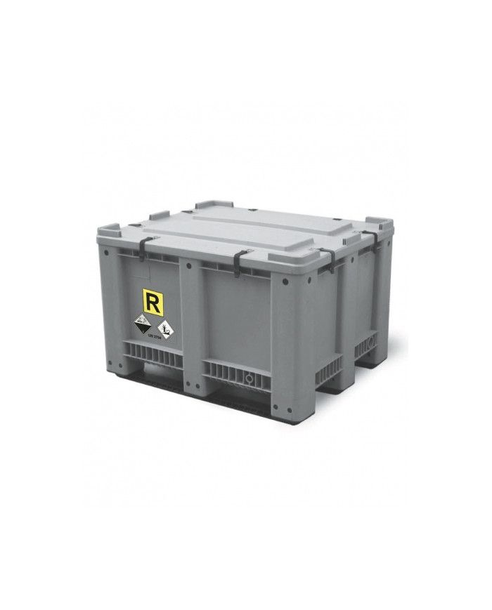 CONTAINER IN PLASTICA 3 TRAVERSE BATTERIE ESAUSTE