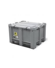 CONTAINER IN PLASTICA 3 TRAVERSE BATTERIE ESAUSTE