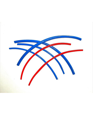 TUBO LINEARE FLESSIBILE MM 2.9X4.3 AZZURRO