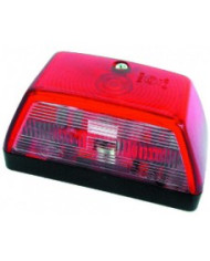 FANALE LUCE TARGA LED ROSSO 24V