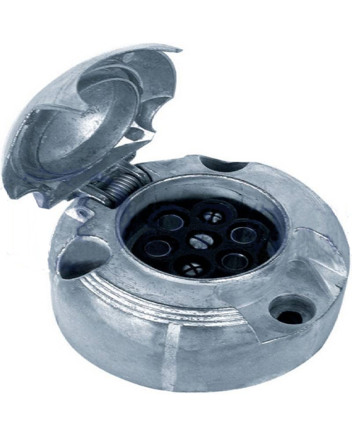 PRESA 7 POLI 12V ALLUMINIO