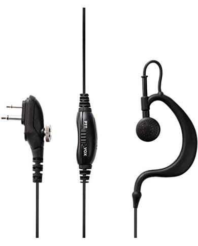 MICROFONO AURICOLARE CON PTT 2 PIN