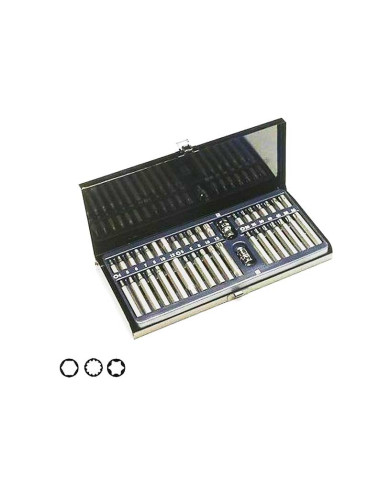SET INSERTI D.10 TORX-ESAGONALI-XZN PZ.40