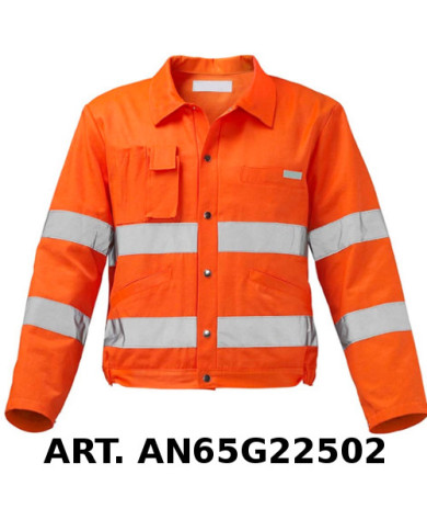 GIUBBINO ALTA VISIBILITA TG.S ARANCIO FLUO