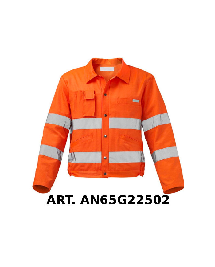 GIUBBINO ALTA VISIBILITA TG.S ARANCIO FLUO