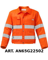 GIUBBINO ALTA VISIBILITA TG.S ARANCIO FLUO
