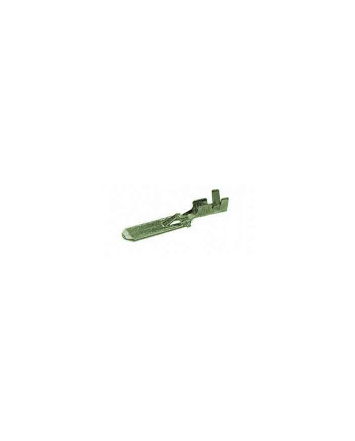 TERMINALE MASCHIO 6.3 OTTONE STAGNATO C/DENTINO