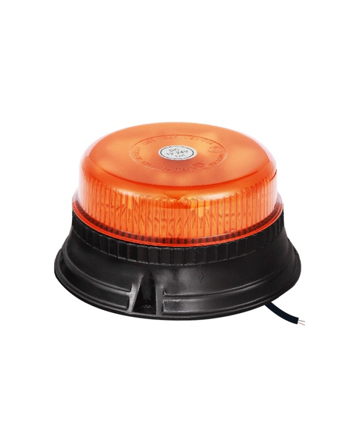SEGNALE LUMINOSO 8LED ARANCIO CON VITI