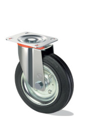 RUOTA Q RULLI SUPPORTO FISSO D.125X37
