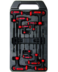 SERIE 9 CHIAVI BRUGOLA ESAGONALI CON IMPUGNATURA