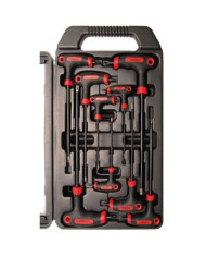 SERIE 9 CHIAVI TORX PIEGATE IN VALIGIA