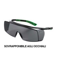 OCCHIALI DI PROTEZIONE FUMO NERO-VERDE