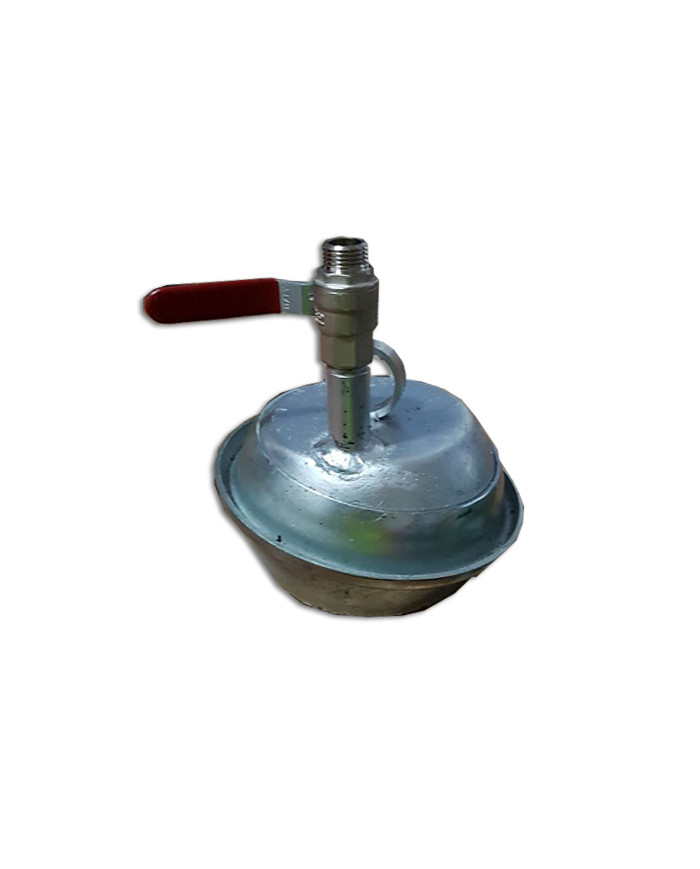 TAPPO M ZINCATO 120 CON NIPPLES 1/2