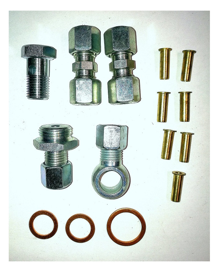 KIT RACCORDI FRENO PARK TUBO 8X6
