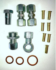 KIT RACCORDI FRENO PARK TUBO 8X6