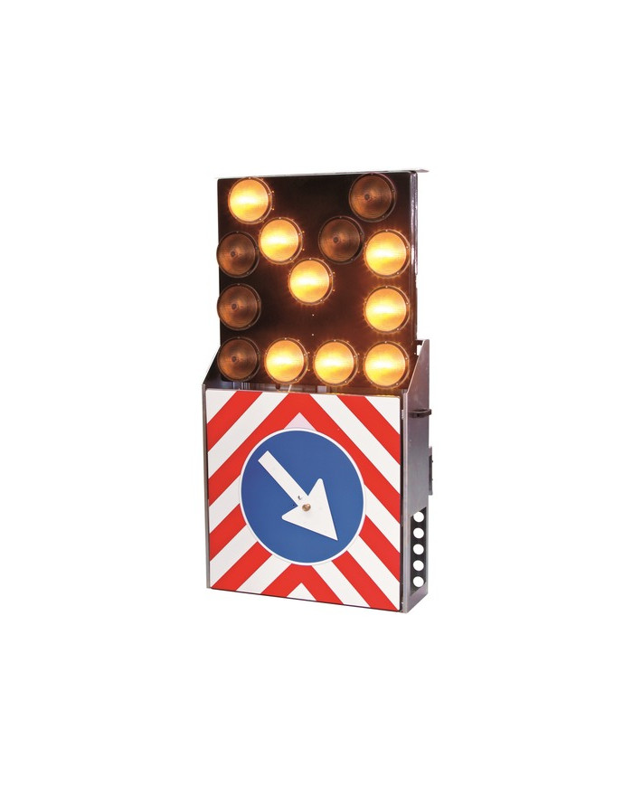 PANNELLO A 13 LED FRECCIA A SCOMPARSA ELETTRICA