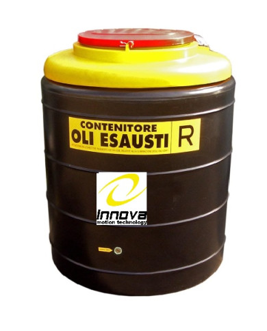 CONTENITORE PER OLIO ESAUSTO NERO LT. 500