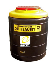 CONTENITORE PER OLIO ESAUSTO NERO LT. 500