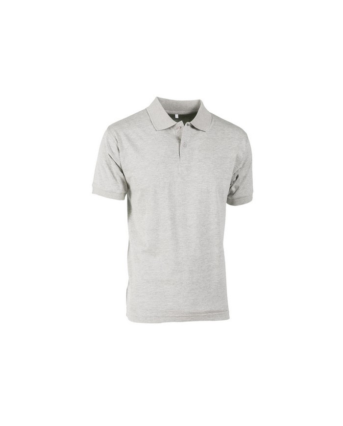 POLO JERSEY TG.S 100%CO GRIGIO MELANGE