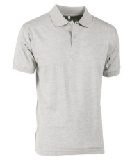 POLO JERSEY TG.S 100%CO GRIGIO MELANGE