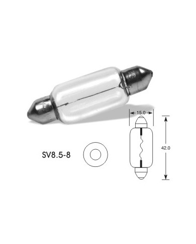 LAMPADA 24V 18W SV8.5-8