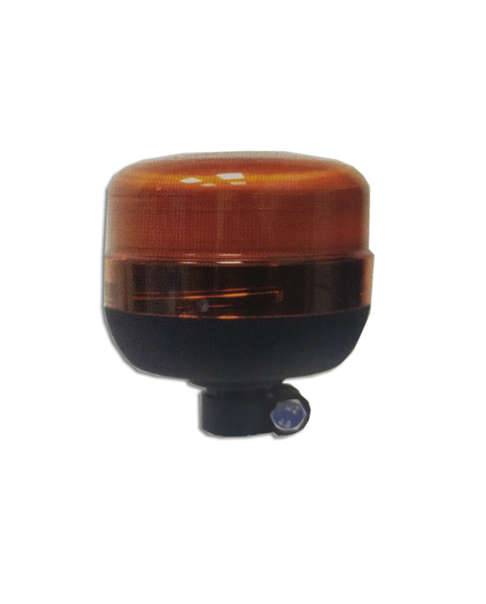 SEGNALE LUMINOSO LED ARANCIO 12/24V BASE AD ASTA
