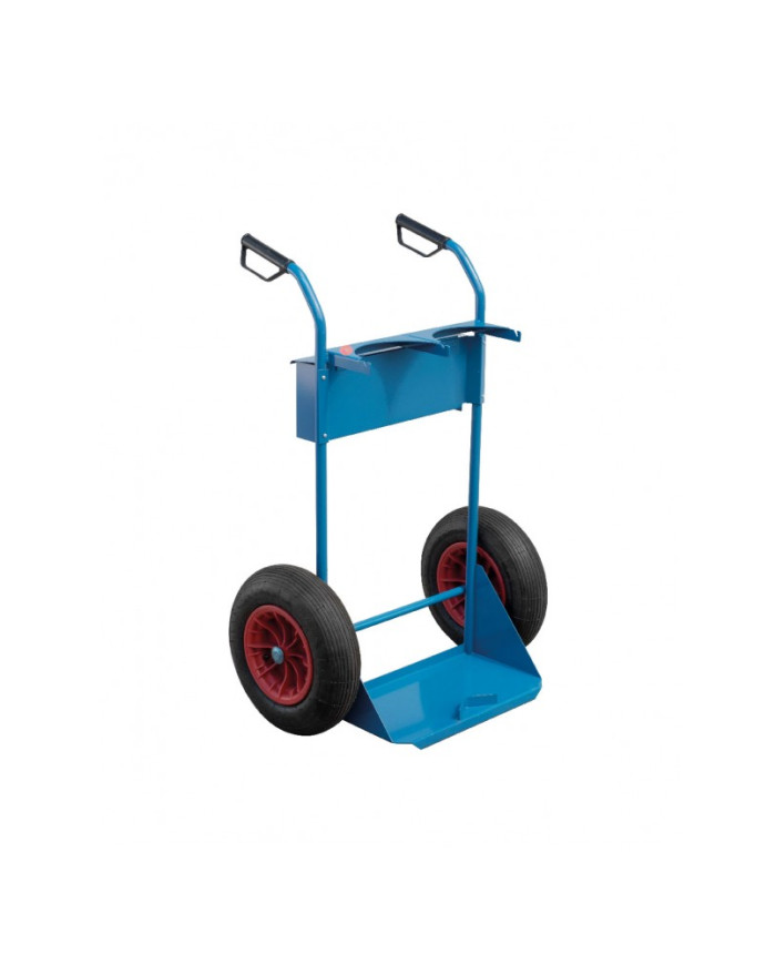 CARRELLO PORTA 2 BOMBOLE BLU