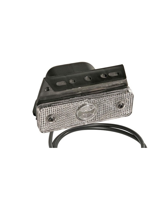 FANALE INGOMBRO BIANCO 12/24V CAVO L.500 C/STAFFA