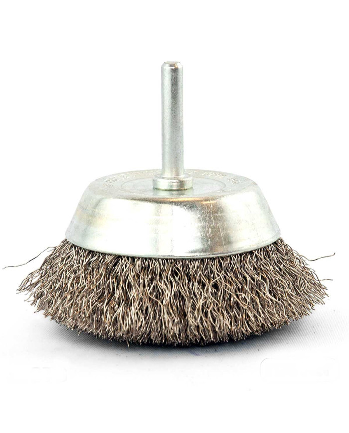 SPAZZOLA A TAZZA CON GAMBO 6 ACCIAIO