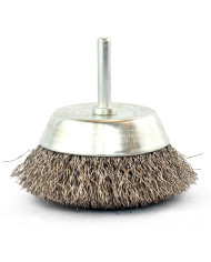 SPAZZOLA A TAZZA CON GAMBO 6 ACCIAIO