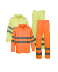 SET PIOGGIA HI-VI RST GIALLO / ARANCIO FLUO
