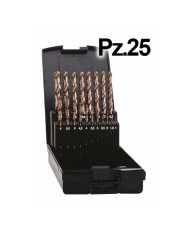 CASSETTA PUNTE HSS CO 5% 1-13 MM PZ.25