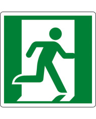 SEGNALE EMERGENZA ALLUMINIO 20X20 CM