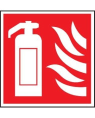 SEGNALE ANTINCENDIO ALLUMINIO 20X20 CM