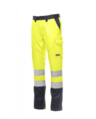 PANTALONE ALTA VISIBILITA’ INVERNALE FLUO-BLU NAVY