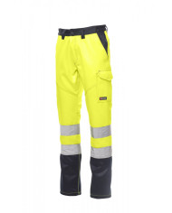 PANTALONE ALTA VISIBILITA’ INVERNALE FLUO-BLU NAVY