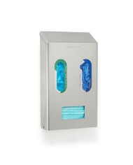 DISPENSER INOX 304 AISI 3 SCOMPARTI