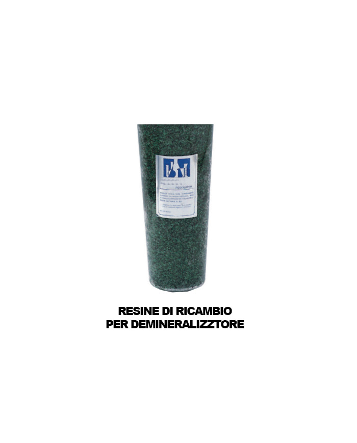 RESINE DI RICAMBIO PER DEMINERALIZZATORE