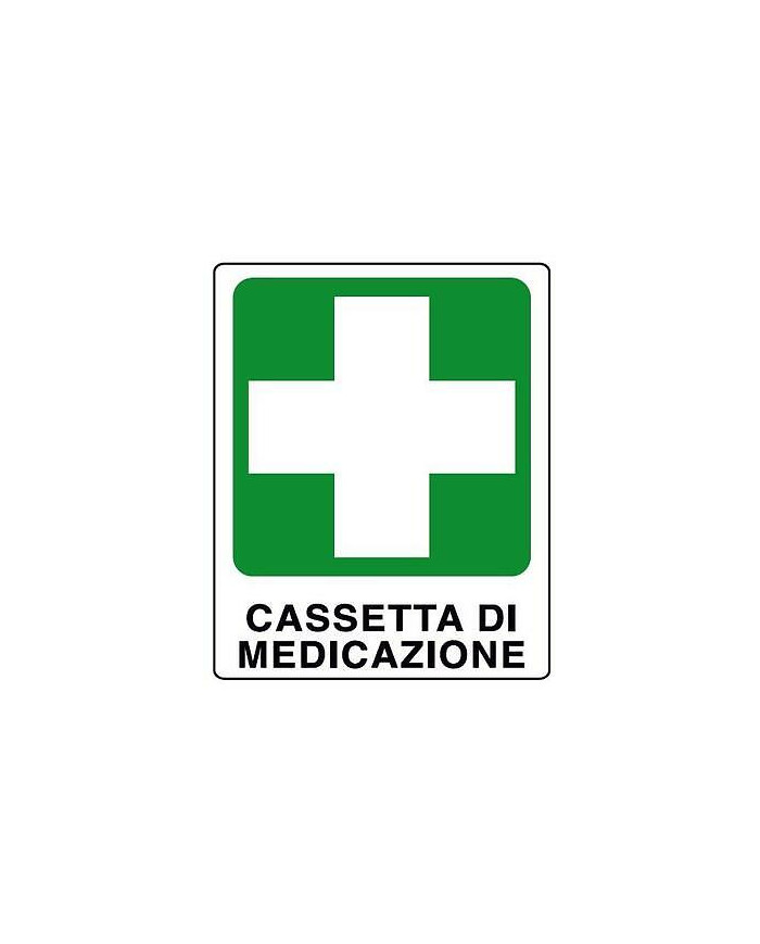 SEGNALE EMERGENZA ALLUMINIO 30X20 CM