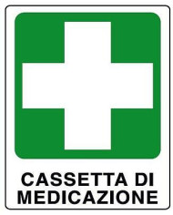 SEGNALE EMERGENZA ALLUMINIO 30X20 CM