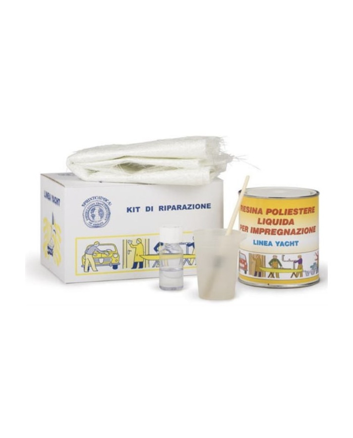 KIT VETRORESINA ML.750